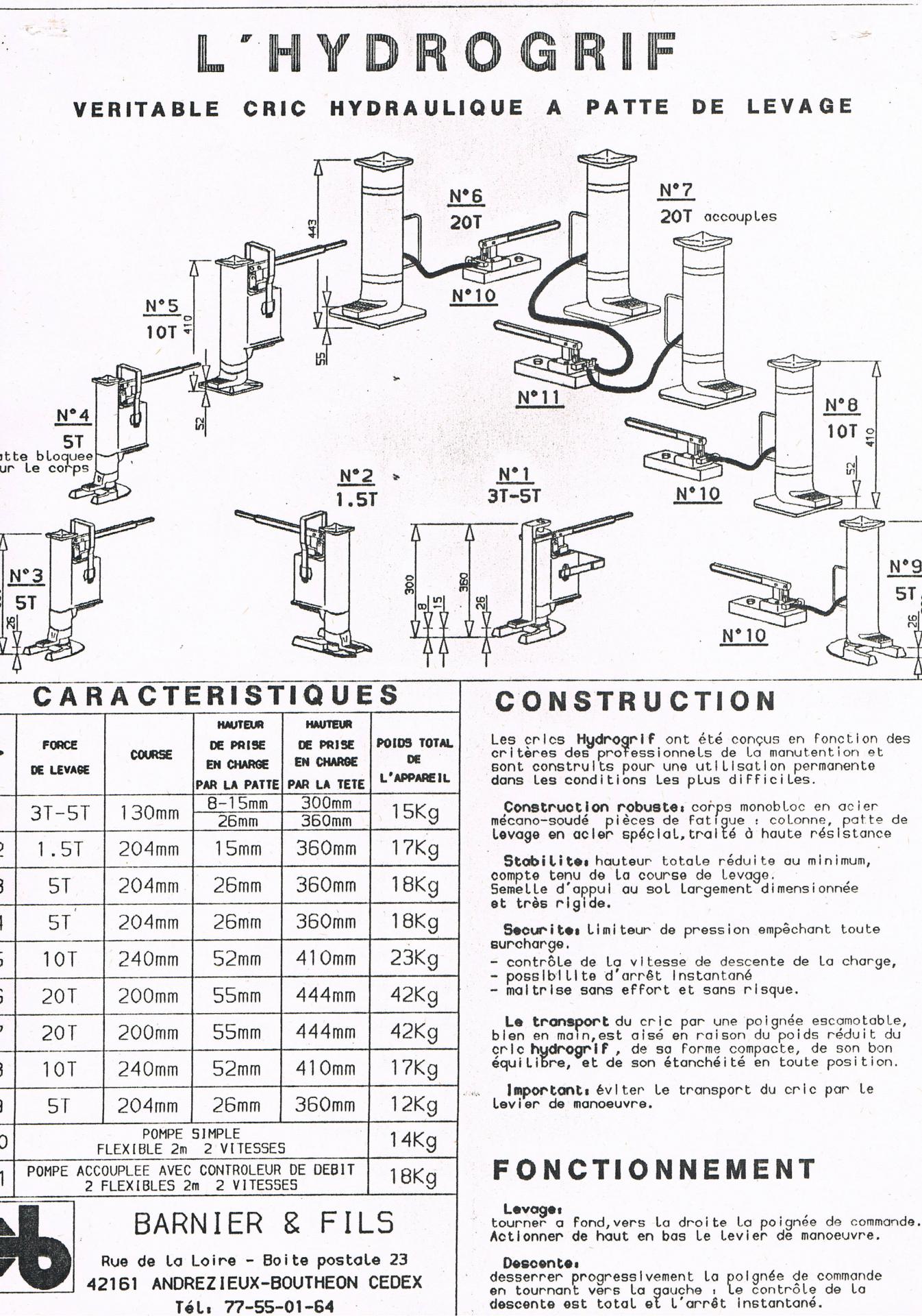 le premier catalogue hydrogrif