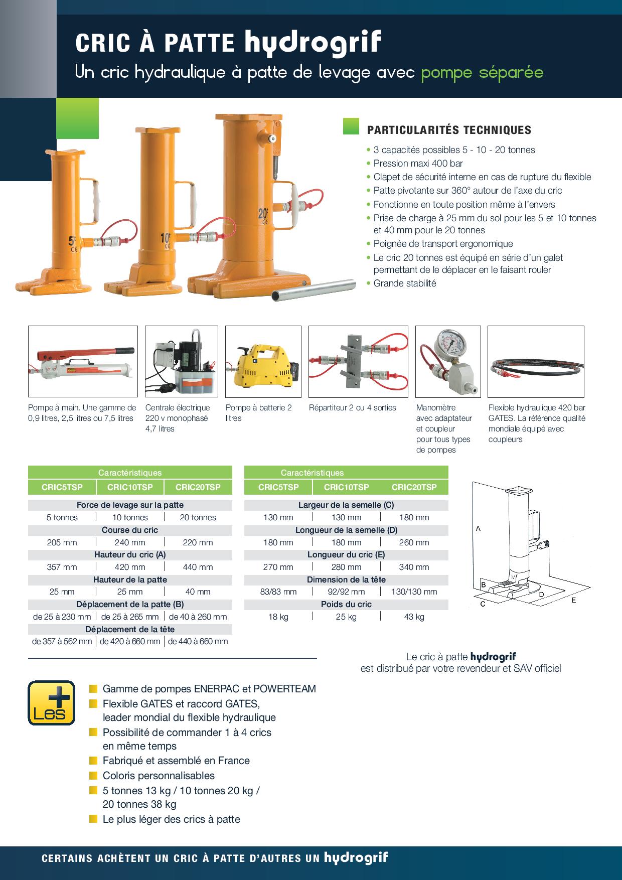  sav des crics hydrauliques vente, réparation